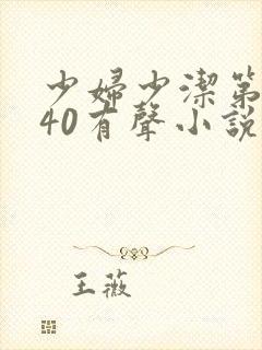 少妇少洁第1一40有声小说