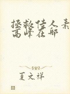 拯救佳人素柔 高峰在哪