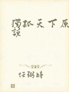 独孤天下原著小说