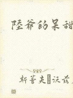 陆爷的呆甜萌妻