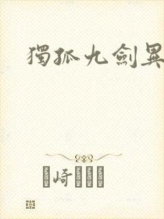 独孤九剑异世录