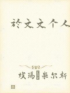 于文文个人简历