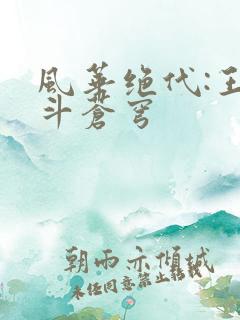 风华绝代:王妃斗苍穹