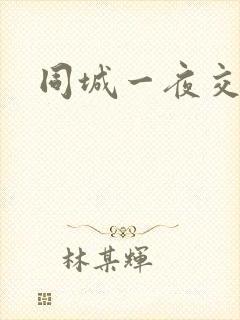 同城一夜交友