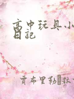 高中玩具小诗的日记