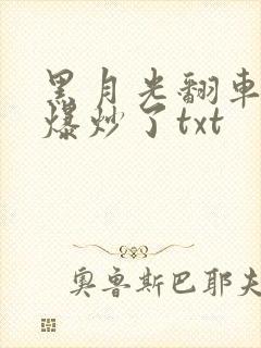 黑月光翻车后被爆炒了txt