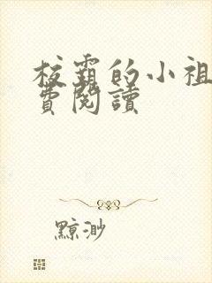 校霸的小祖宗免费阅读