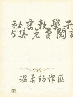 秘密教学子豪65集免费阅读