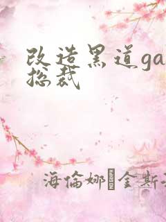 改造黑道gay总裁