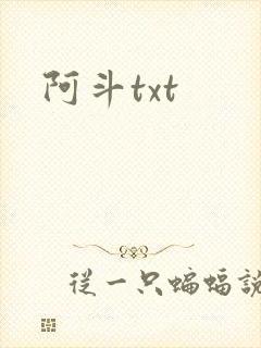 阿斗txt