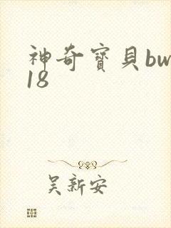神奇宝贝bw118