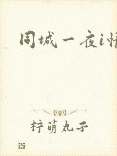 同城一夜i情