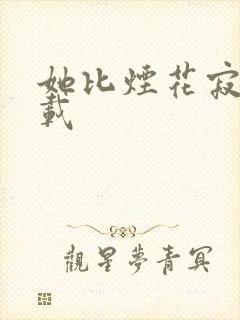 她比烟花寂寞下载