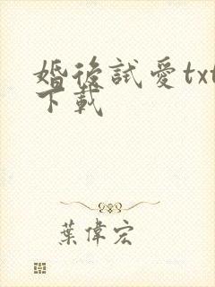 婚后试爱txt下载