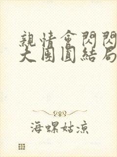 亲情会闪闪发光大团圆结局