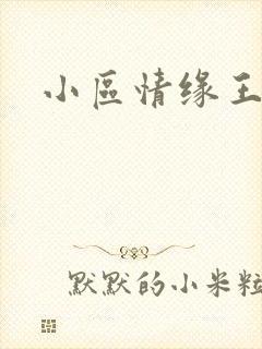 小区情缘王丽萍