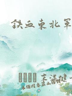 铁血东北军