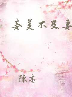 妾美不及妻