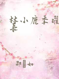 林小鹿季曜珉机长