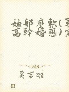 她那么软(军婚高干婚恋)完结