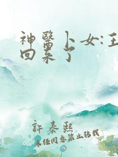 神医卜女:王妃回来了