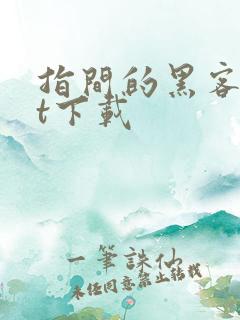 指间的黑客txt下载