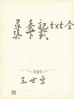 寻秦记txt全集下载