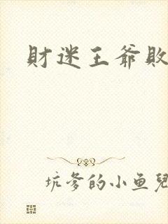 财迷王爷败金妃