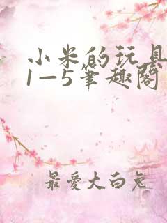 小米的玩具日记1—5笔趣阁