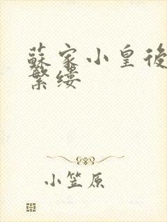 苏家小皇后一只繁缕