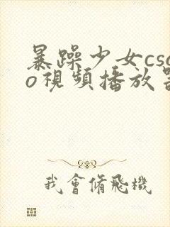 暴躁少女csgo视频播放器推荐