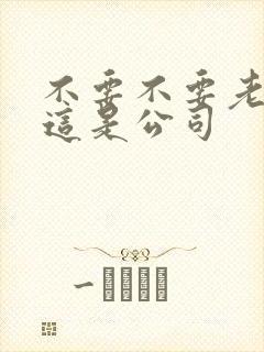 不要不要老板别这是公司