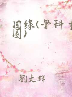 因缘(骨科 校园)