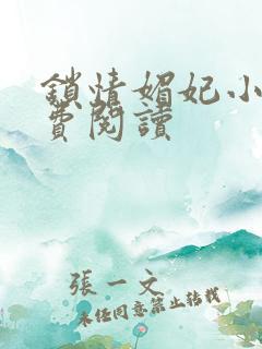 锁情媚妃小说免费阅读