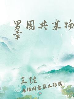 男团共享物第一章