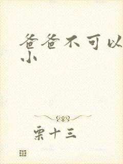 爸爸不可以我还小