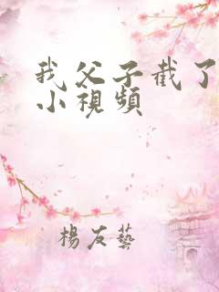 我父子截了一段小视频