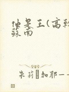 他是王(高干)苏南