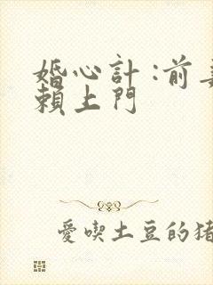 婚心计 :前妻赖上门