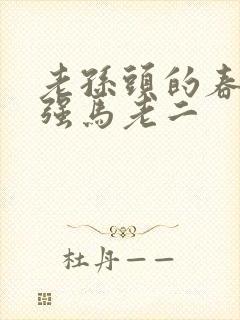 老孙头的春天马强马老二