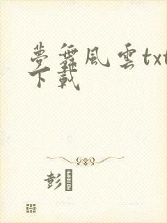梦舞风云txt下载