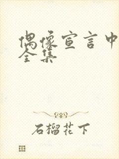 偶像宣言中文版全集