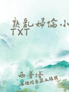 熟乱妇伦小说网TXT