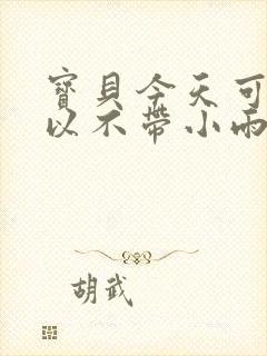 宝贝今天可不可以不带小雨伞