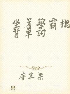 坐着学霸棍子上背单词