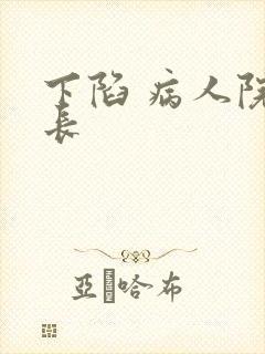 下陷 病人院院长