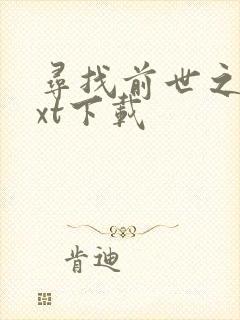 寻找前世之旅txt下载