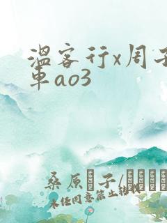 温客行x周子舒车ao3