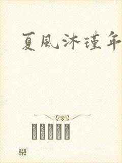 夏风沐瑾年