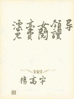 漂亮女领导全文免费阅读